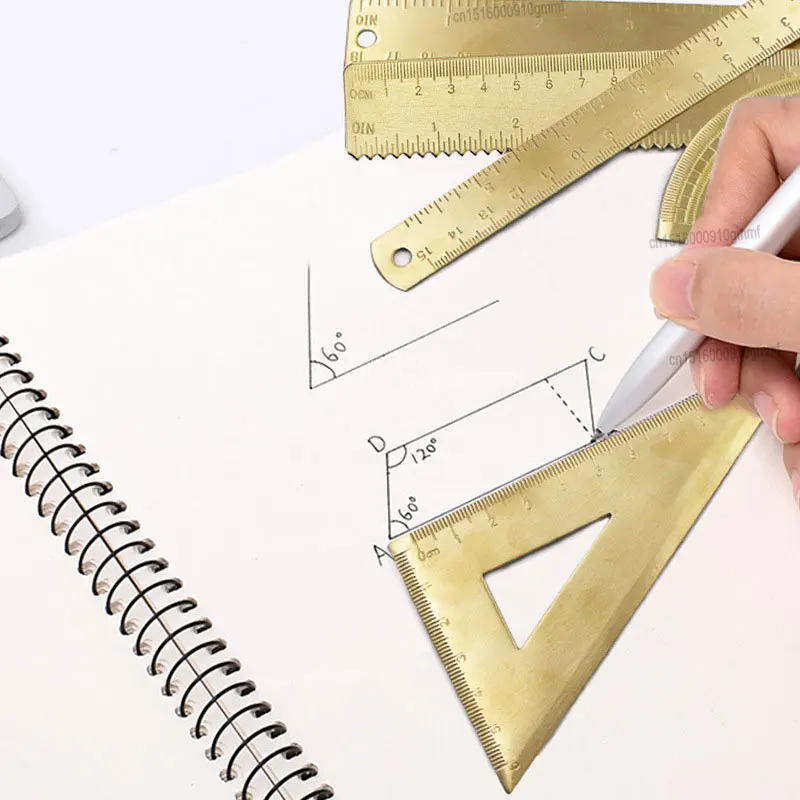 Righello Metallo 30cm - Alluminio Per Disegno Tecnico, Misurazione Precisione - Foto 5