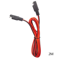 High - Quality SAE Extension Cable with Quick Disconnect - Pure Copper, 10A Capacity (2M)