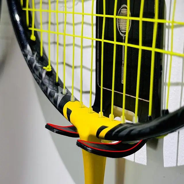 1PCS Tennis Racket Wall Mounted Racket Rack Vertical Display Stand Stainless Steel Wall Hook Badminton Racket Holder
