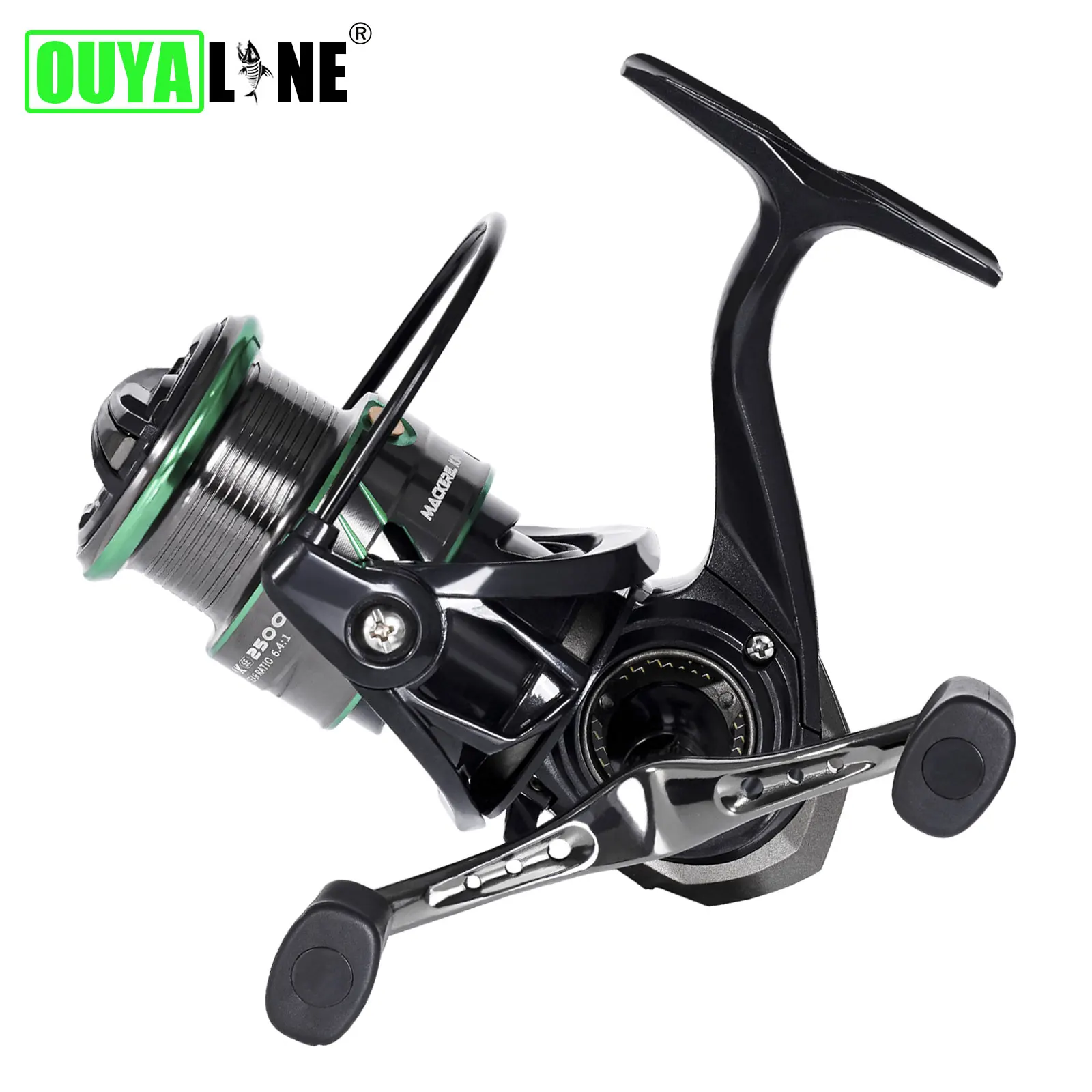 

New Spinning Fishing Reel Coil High Speed 6.4:1 6+1BB 10kg Drag Double Handle Wheel Surfcasting Stainless Steel Bearing Molinete
