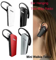 Walkie Talkie Wireless Mini 3W 400-470Mhz Radio Earphone Radio Beauty Salon Hair Salon Restaurant Ear Hook Small Compact 1