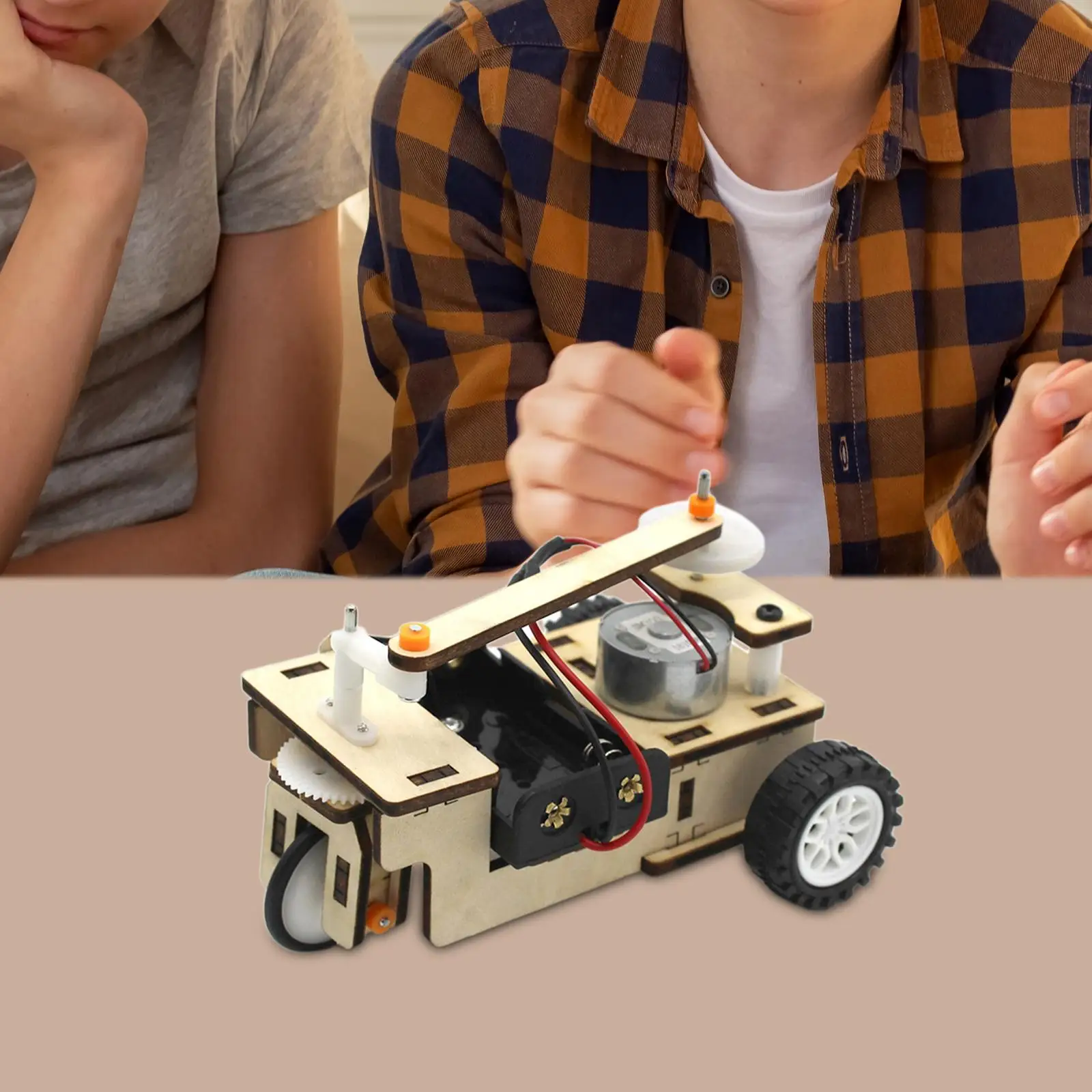 Tricycle Model DIY Kit Children's Fun Science Experiment Toy Building Project for Children Gifts
