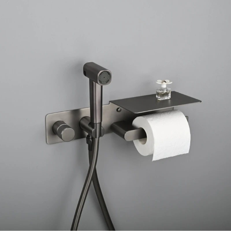 New toilet toilet spray gun significant other set bathroom hot and cold washers with paper towel holder