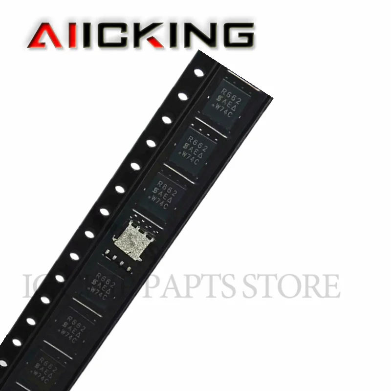 

SIR662DP-T1-GE3 5PCS/lots ,PowerPAKSO-8 QFN8, SMT N-Channel MOSFET 100 A, 60 V, 0.0022 ohm, 10 V, 1 V,Original IC CHip ,In Stock
