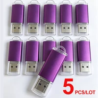 5 pcs Metal USB 2.0 Flash Drive  High Speed 16GB Pen Drives 32GB Flash Memory Stick 2GB 4GB 8GB 128 mb For Business gift 1