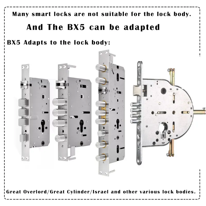 Full automaticTUYA APP 3D facial recognition Smart door lock fingerprint password outdoor waterproof 6068 intelligent door locks