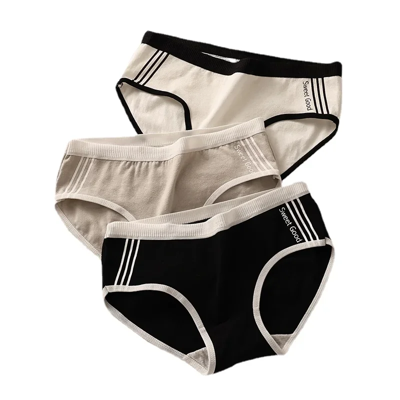 

Women Underwear Ropa Interior Femenina Sexy Breathable Cotton Comfortable Seamless Buttock Wrapped Girl Triangle Sports panties