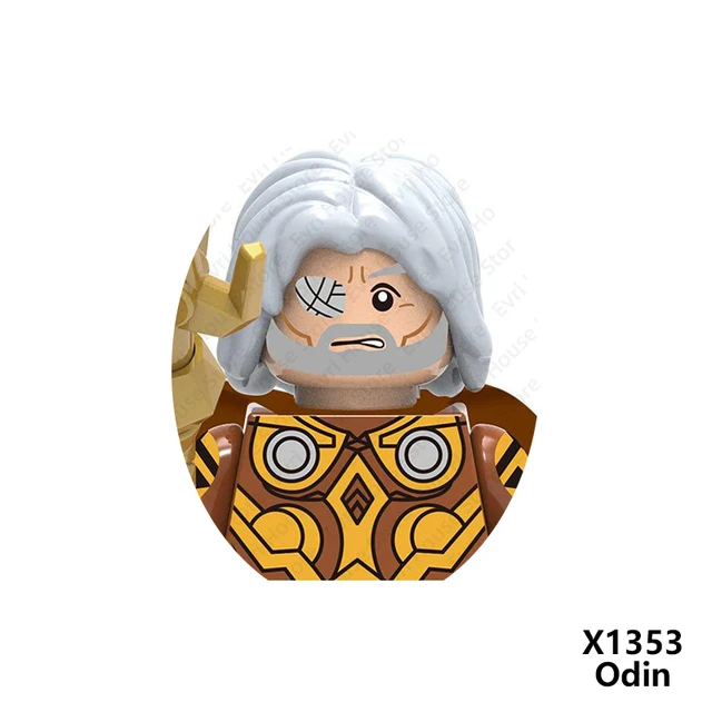 Superhero Thor Jane Foster Action Figures Odin Hela Mini Bricks Disney Building Blocks Toys for Children X1353
