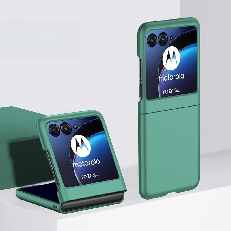 Luxury Slim Skin-Friendly Foldable Phone Case - Candy Color Shockproof Back Cover