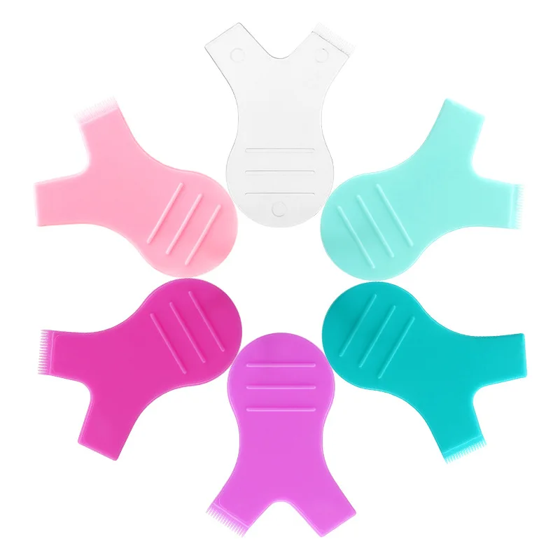 10PCS 업그레이드된 Y자형 속눈썹 브러쉬 재사용 가능한 플라스틱 속눈썹 리프트 빗 속눈썹 연장 및 펌 메이크업 도구