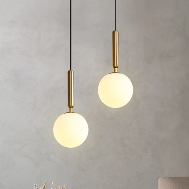 Modern Pendant Lamp Luxurious Gold Glass Ball Lampshade Hanging Lights Fixtures For Dining Room Bedroom Decoration Modern Pendant Lamp Luxurious Gold Glass Ball Lampshade Hanging Lights Fixtures For Dining Room Bedroom Decoration Lighting