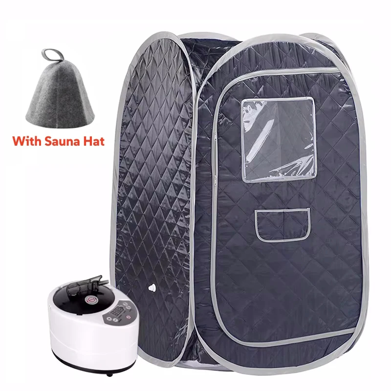 Sauna à vapeur Portable, tente de Sauna pliable pour tout le corps, Spa personnel pour la maison, avec générateur de vapeur de 3L et 1000W