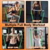 96cm Resistance Band Exercise Bar e-type Hook Door Anchor Handles for Long Elastic Bands Home Squat Deadlift Workout Equipment 6