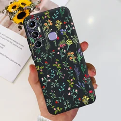 Cute Cartoon Flowers Silicone Soft TPU Phone Case - Enhanced Protection Bumper Cover for Infinix Hot 11 (659)