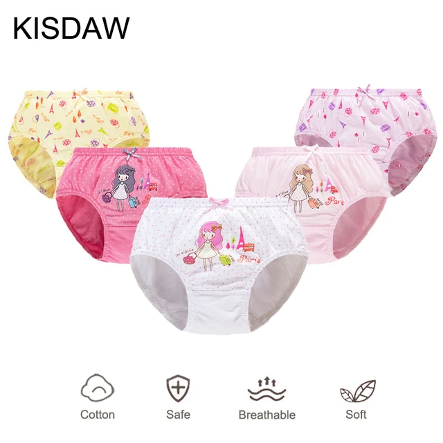 5 Pcs/Lot Cute Cartoon Princess Children Girls Panties Cotton Double Crotch  Kids Underwear For Girl Breathable Boxers Briefs - AliExpress