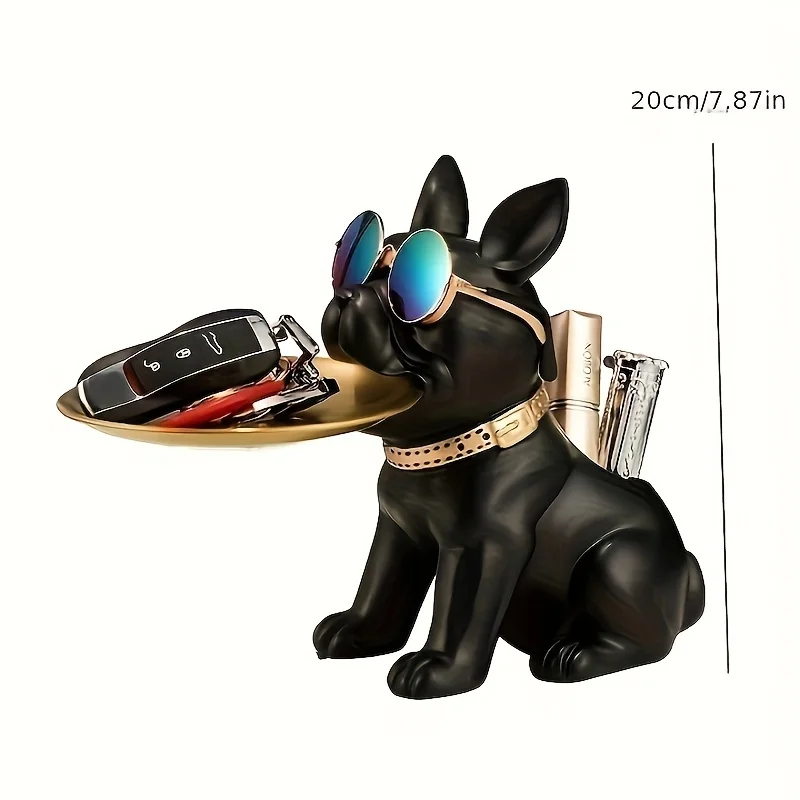 French Bulldog Tray Statue 6