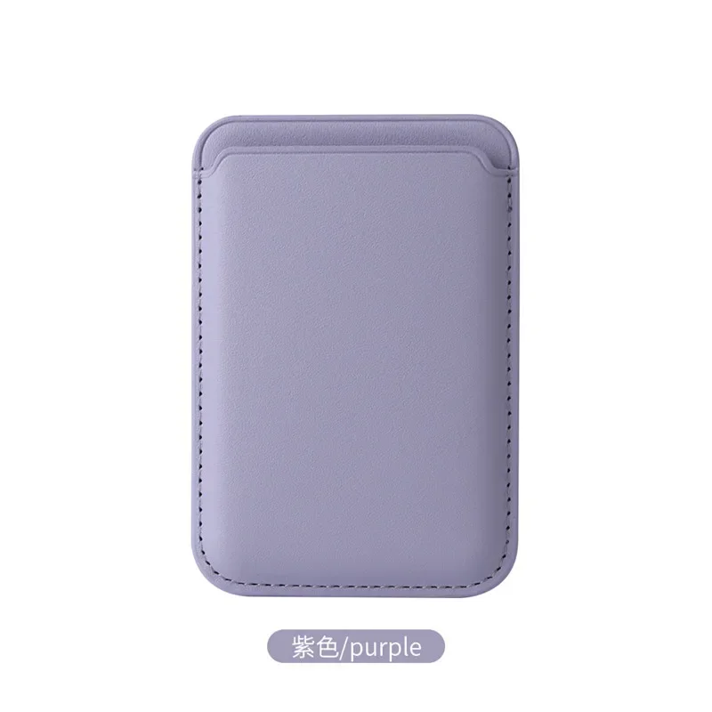 Magnetic Leather Wallet Card Holder and Phone Stand