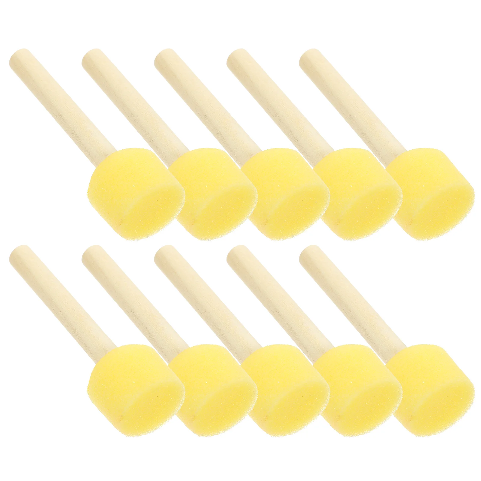 20 Pcs Mushroom Head Painting Brushes For Kids Foam Roller Drawing Supplies Toddler Graffiti Sponge Stamp Magic For Various 2