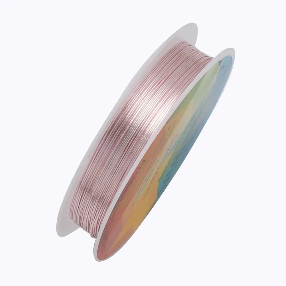 Vibrant Copper Jewelry Craft Wire - Versatile Sizes for DIY Bracelets & Necklaces