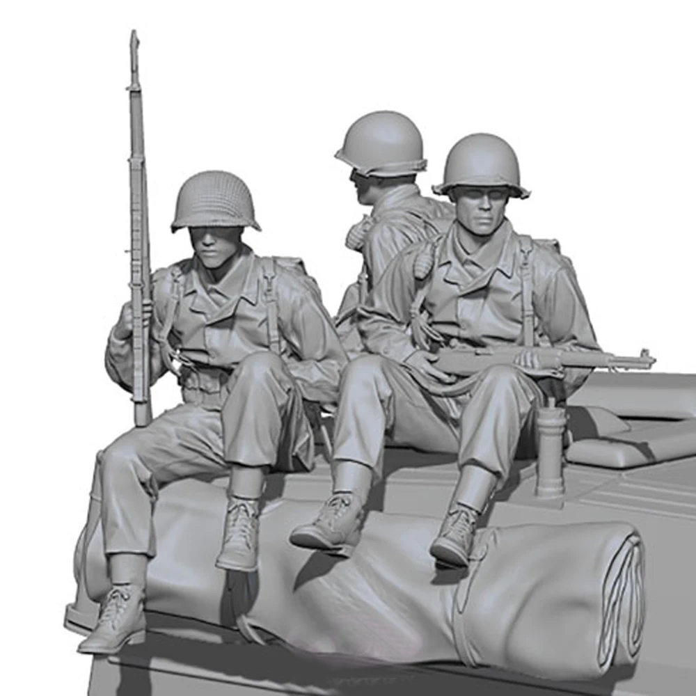 1/16 WWII U.S. Army Rifleman Kit: The Most Realistic Unassembled Resin ...