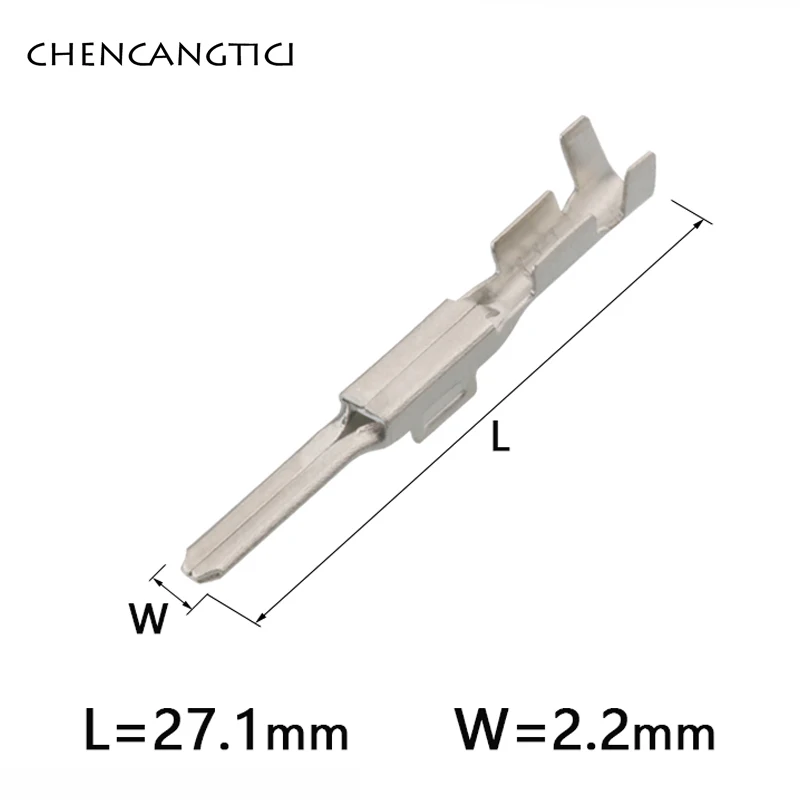 Terminal Connector 20 Pcs Car Crimp Splice Auto Wire Cable Female or Male 2.2 MM Series Pin for HYUNDAI KIA VW