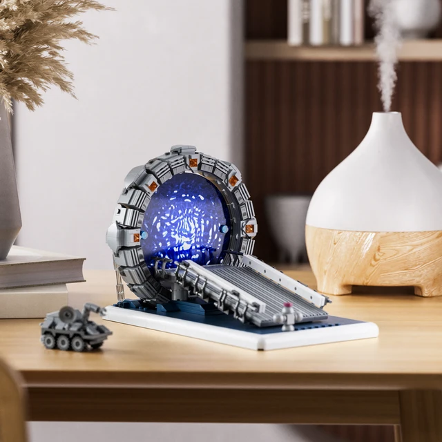 stargateal Building Block Kit,Movie Space Travel Scenes Weaponized Mobile Chariots Bricks Toys Children Gifts(722PCS)