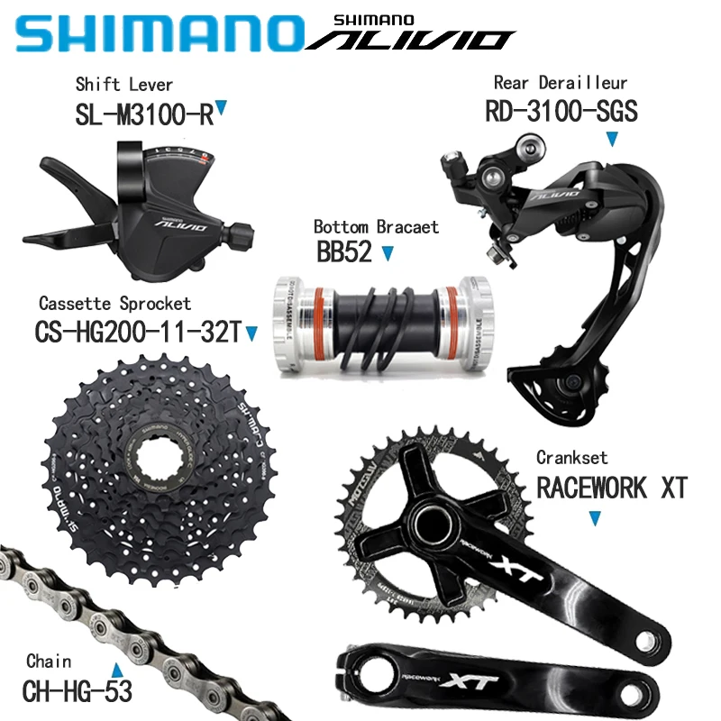 Cambio Delantero De Bicicleta Shimano Acera FD-3000-TS6 3x9 Speed