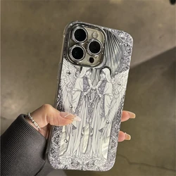 Retro Art Gothic Sculpture Diamond Phone Case Cover - A50(A30s A50s) (YSK - 197YS2489201)