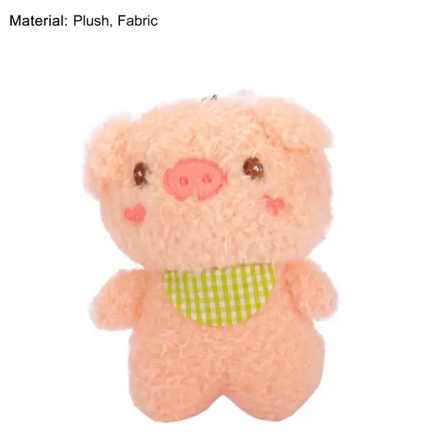 Stuffed Animals Plush Keychains Pig Doll Pendant Lovely Creative Lightweight Cute Pig Stuffed Toy Key Ring for Kids 6