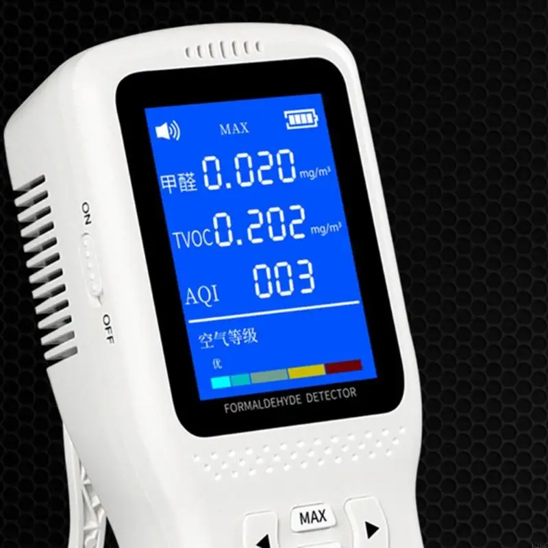 F26C Air Quality Monitor Upgraded Tester for Formaldehyde TVOC AQI Multifunctional Air Gas Detector