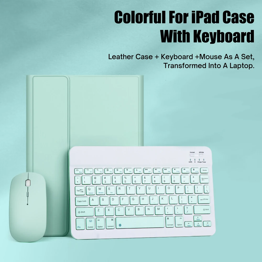 para Ipad Case do Teclado para o Ipad Pro Mini 11 2022 2022 ar 10.2 7th 2022 2022 6th Pro Mini 11 10.5 9.7 ar Case - Imagem 5