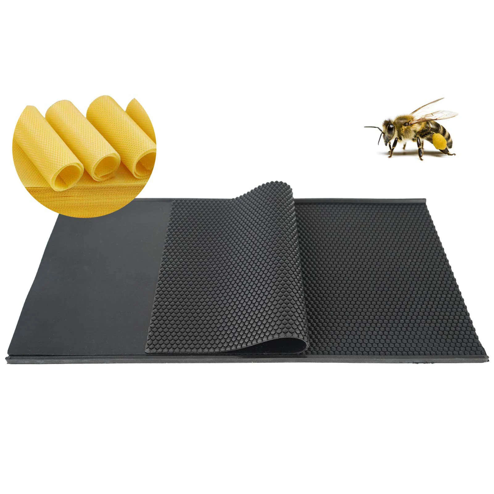 Beeswax Foundation Press Mold Beekeeping Silicone Flexible Bee-hive Wax For Machine Foundation Sheets Press Tool For Beekeeper
