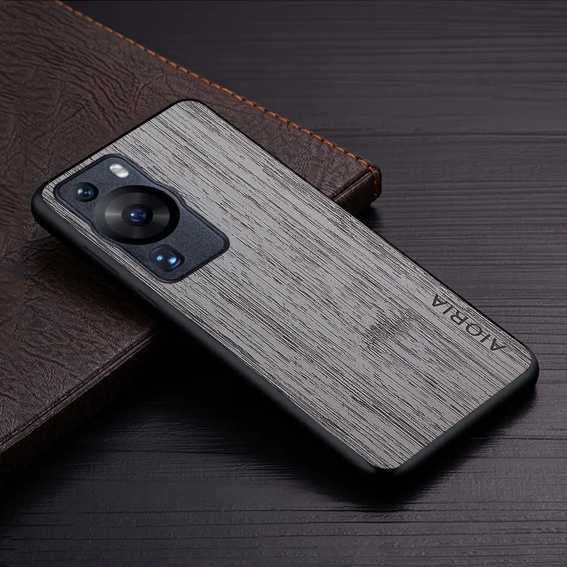Luxurious Bamboo Wood Pattern Leather Phone Case