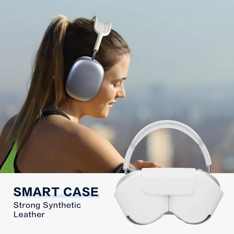 غطاء حماية ذكي حافظة جلدية ناعمة لسماعات Airpods M...