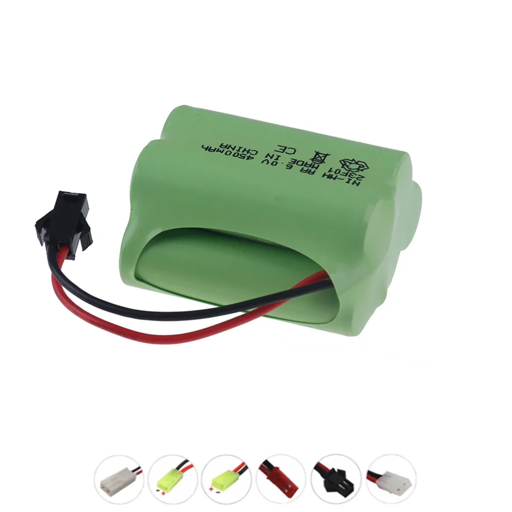 

6V 4500mah NiMH Battery For Rc toys Cars Tanks Robots Boats Guns toys parts Ni-MH AA 3500mAh 6v Rechargeable Battery Pack 1Pcs