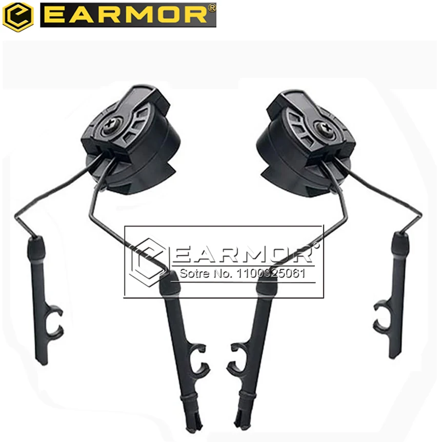 Earmor shooting earmuffs arc helmet rail adapter ops core fast helmet