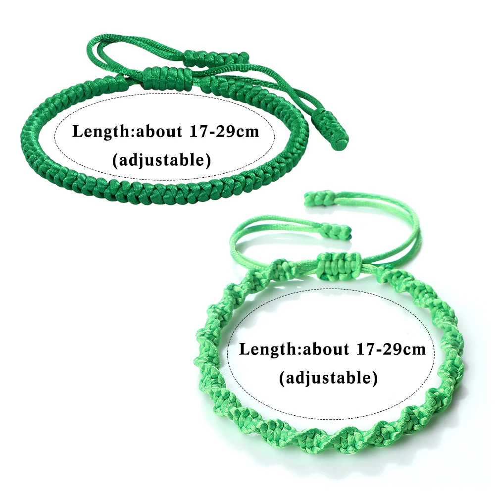 Multicolor Rope Lucky knots Bracelets Women Men Charm Woven Handmade Bangles Braided Adjustable Size Buddhism Jewelry Pulseras 6