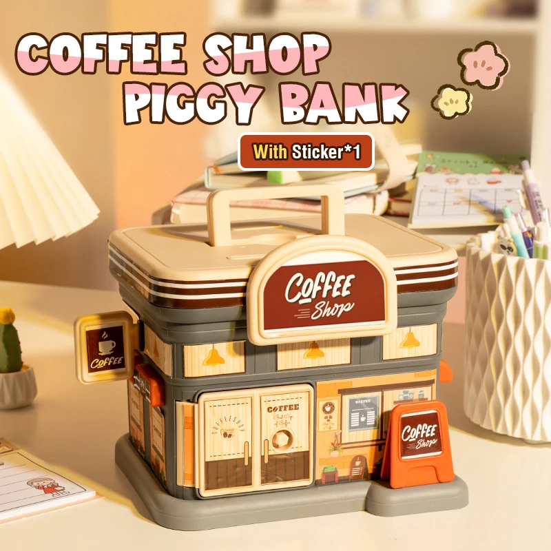 Children's DIY piggy bank Large capacity piggy bank creative toys 2