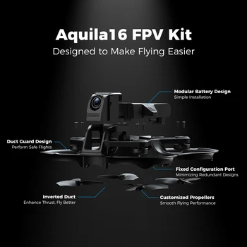 BETAFPV Aquila16 FPV Kit Brushless Racing Drone Professional Quadcopter Indoor Outdoor Camera Drone 5