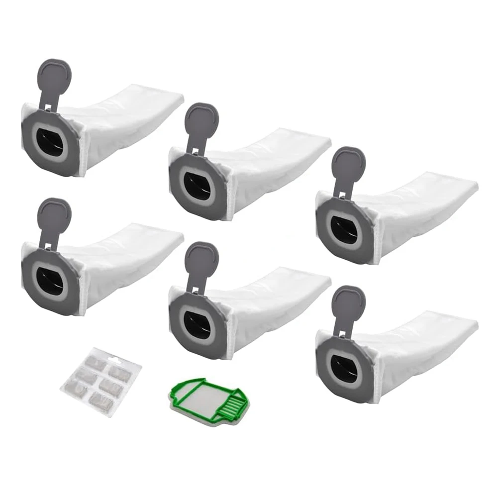 

Для беспроводного пылесоса Vorwerk Kobold VK7 FP7, 6 мешков для пыли, 1 предфильтра, 1 ароматизированный планшет/палочка.
