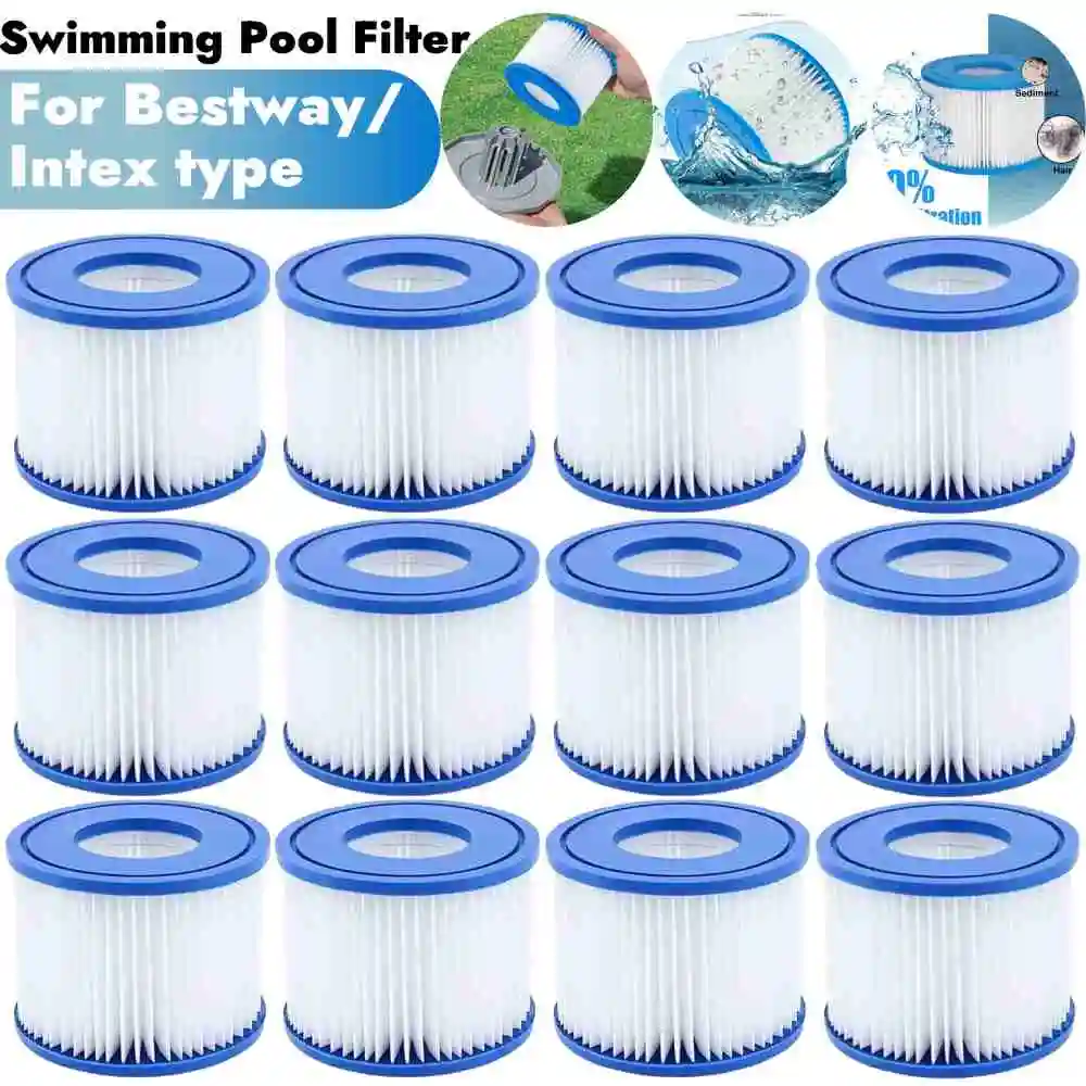 Swimming Pool Filter For Bestway/Intex type Swimming Pool Replacement Filter Pump Accessories Circulating Clean Filter Cartridge