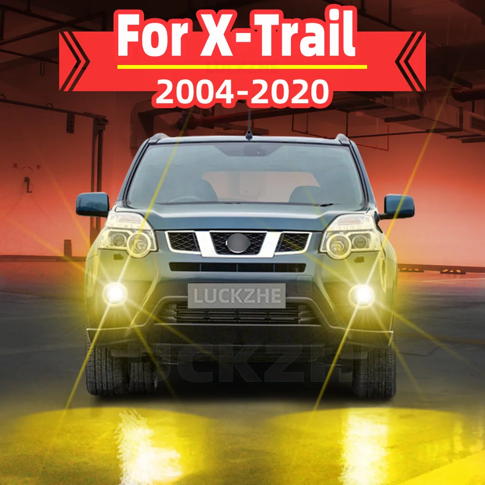 

2Pcs Car LED Fog Lamp For Nissan X-Trail T30 T31 T32 2004-2015 2016 2017 2018 2019 2020 Front Driving Light