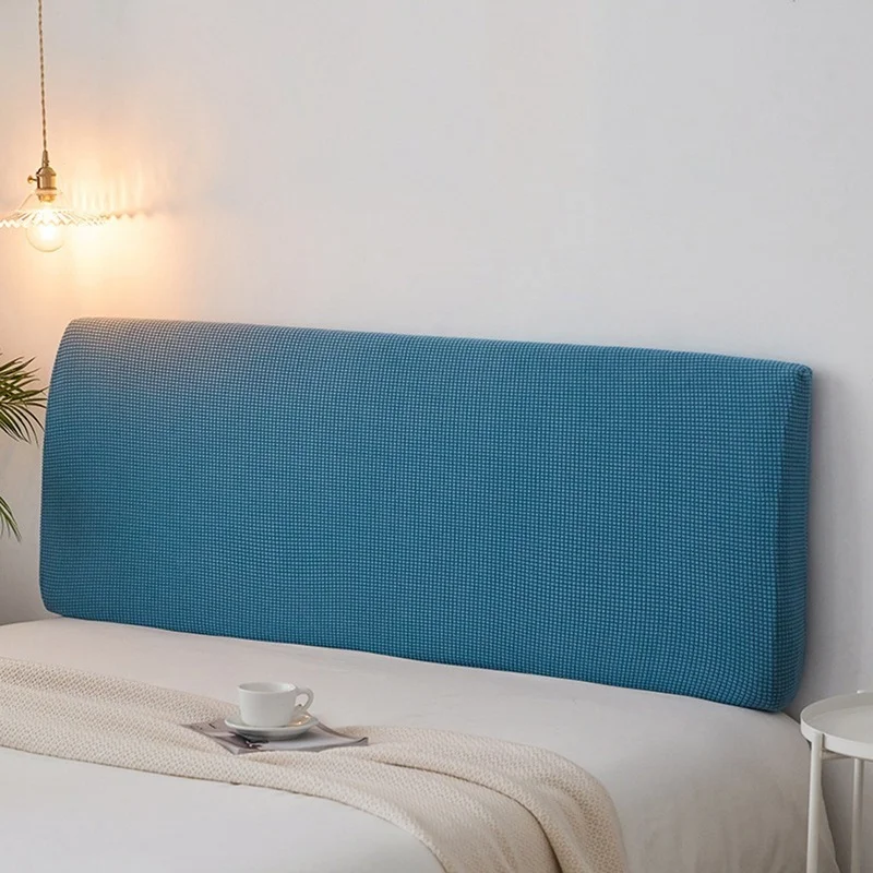Velvet Headboard Cover Bed Headboard Cover All-inclusive Headboard Cover Elastic Bed Head Cover Jacquard Bedspreads Solid Color Bed Head Back Protection Home Decor