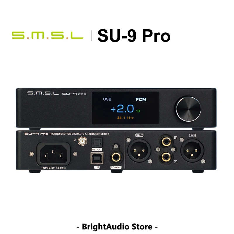 

SMSL SU-9 PRO High-Performance Audio Decoder ES9039M chips DAC AMP MQA-CD Bluetooth5.0 LDAC PCM768 DSD512 SU9