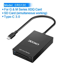 

Type c USB 3.0 SD XQD Working simultaneously Memory card USB 3.0 reader M/G Memory Card Supports Speeds Up to 5Gbps
