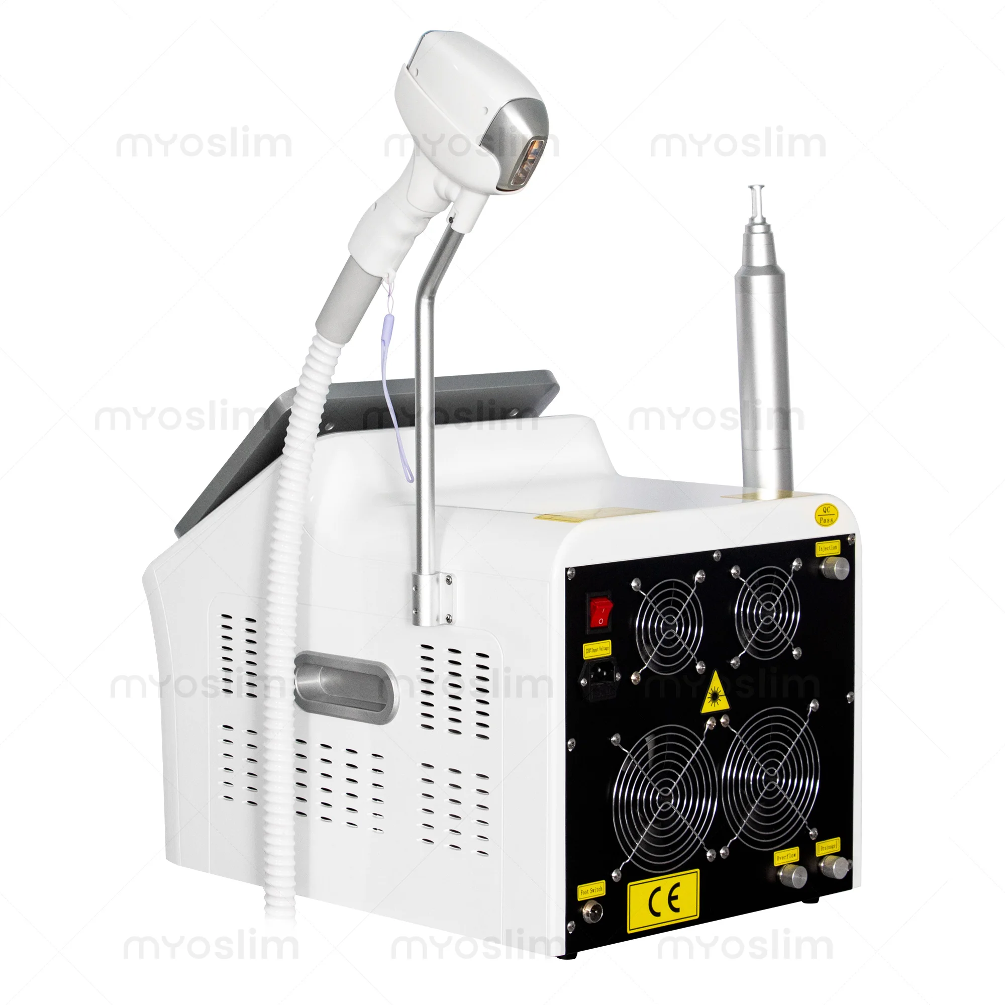 NEW 5000W FAC 10 Bars 2IN1 Diode Laser Picosecond Machine Ice Painless Hair Removal Tattoo Pigment Scar Removal 4 Waves 808NM 2