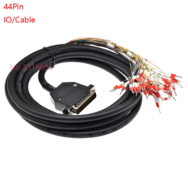 Cabo Conector io para Controle Plc Delta Asd-b b1 Série b2 Servo Drive Cn1 44 Pinos Db44