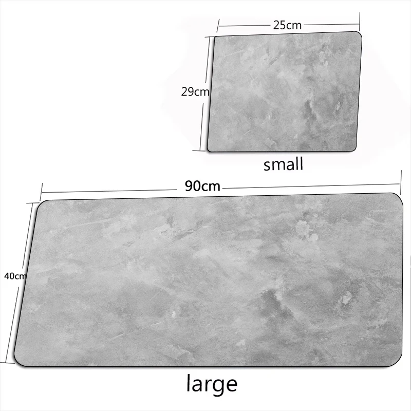 لوحة ماوس مكتب رمادي كبير