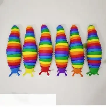 Snail Seal Transform Caterpillar Fidget Toys Adult Kids Decompression Venting Children's Educational Toys