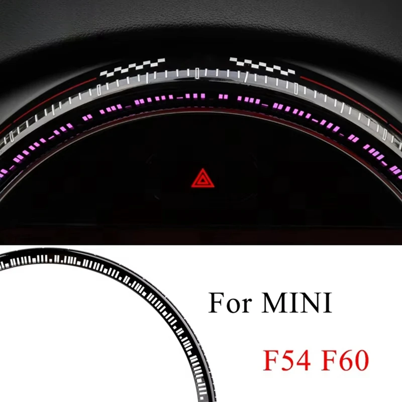 Car Central Control Decoration Circle Navigation Screen Cover For MINI JCW F54 CLUBMAN F60 COUNTRYMAN